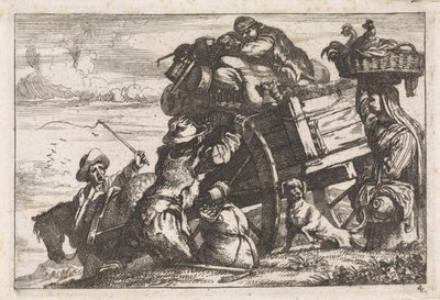 De kar door Jan Baptist de Wael
