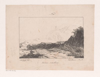 Rotsplateau door Jan Baptiste de Jonghe