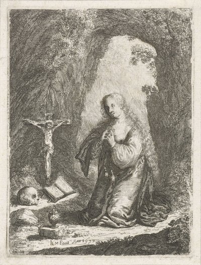 Boetvaardige Maria Magdalena door Jan Barentsz. Muyckens