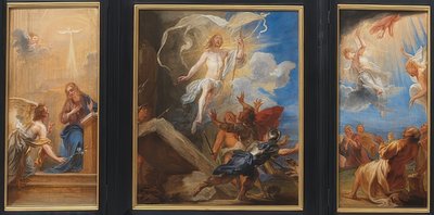 Het Snyders-drieluik. Om 1659 door Jan Boeckhorst