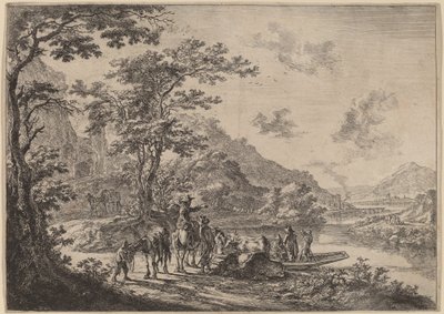 Uitzicht op de Tiber in de Campagna door Jan Both