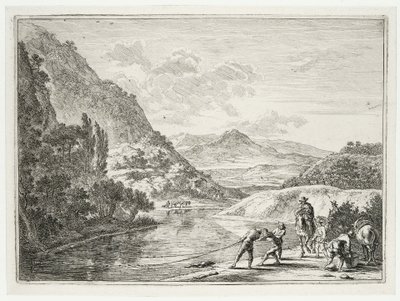 Vissers bij de Tiber door Jan Both