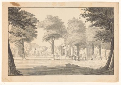 Huis aan de weg naar Rijswijk door Jan Brandes