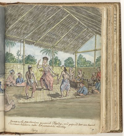 Javaanse pantomime genaamd 