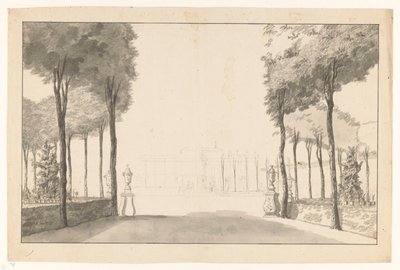 Landhuis te Batavia door Jan Brandes