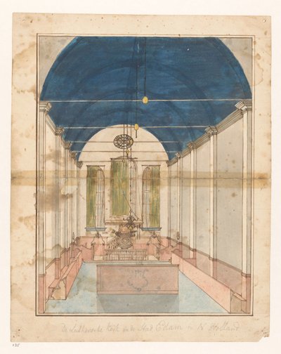 Lutherse kerk in Edam door Jan Brandes
