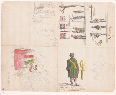 Ontvangst van gezanten van de koning Kandy, 1785 door Jan Brandes