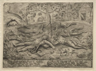 Vraatzucht Plaat door Jan Brueghel the Elder