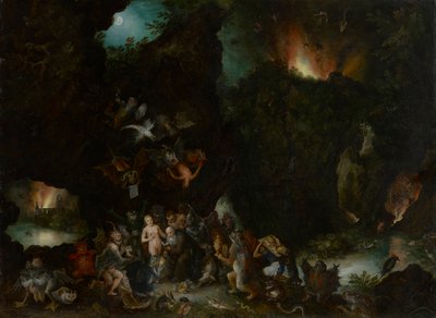 De Verleiding van Sint Antonius door Jan Brueghel the Elder