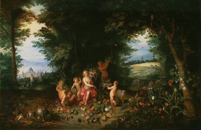 Landschap met Ceres (Allegorie op de Aarde) door Jan Brueghel the Younger