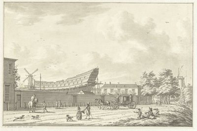De scheepstimmerwerf te Rotterdam door Jan Bulthuis