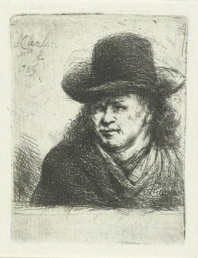 Man met hoed door Jan Chalon
