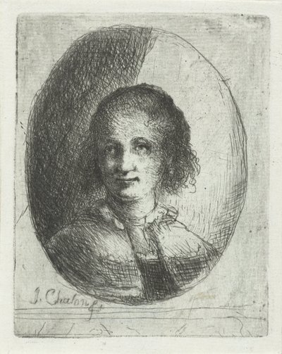 Portret van Christina Chalon door Jan Chalon