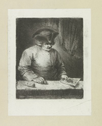 Portret van Hendrik Chalon door Jan Chalon