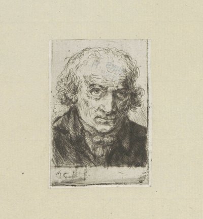 Volwassen man, naar rechts door Jan Chalon