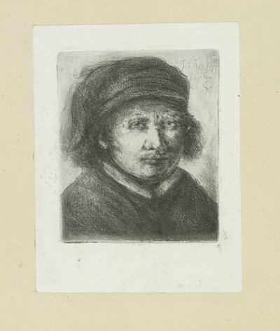 Volwassen man, naar rechts door Jan Chalon