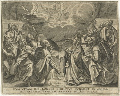 Hemelvaart van Christus door Jan Collaert (II)
