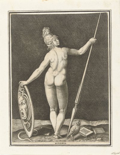 Minerva door Jan Collaert (II)