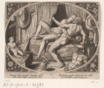 Overspel van Venus en Mars door Jan Collaert (II)