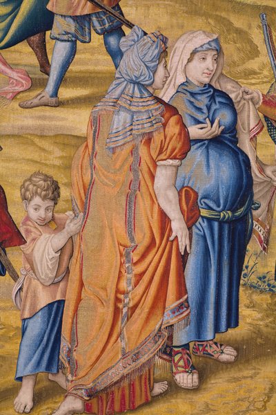 De verovering van Tunis: De plundering van Tunis (detail) door Jan Cornelisz Vermeyen