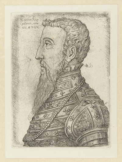 Portret van Hendrik II door Jan Cornelisz Vermeyen