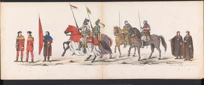 Maskerade van de Leidse studenten, 1865 (plaat 2) door Jan Daniël Cornelis Carel Willem baron de Constant Rebecque