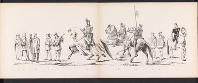 Maskerade van de Leidse studenten, 1865 (plaat 8) door Jan Daniël Cornelis Carel Willem baron de Constant Rebecque