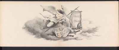 Maskerade van de Leidse studenten, 1865 door Jan Daniël Cornelis Carel Willem baron de Constant Rebecque