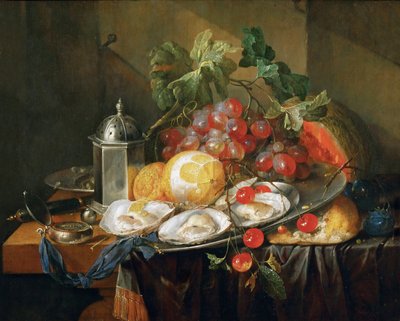 Ontbijt stilleven door Jan Davidsz de Heem