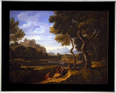 Twee landschappen, ongedateerd door Jan Frans van (1662 1749) Bloemen