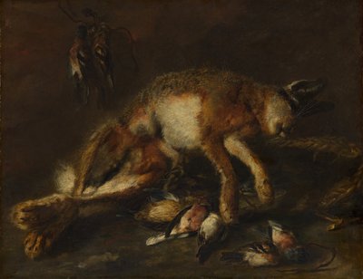 Een haas en vogels door Jan Fyt