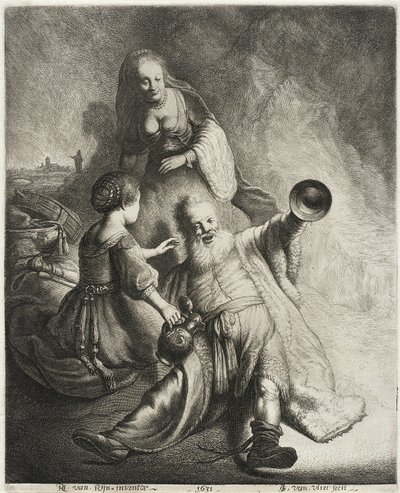 Lot en zijn dochters, 1631 door Jan Georg van Vliet