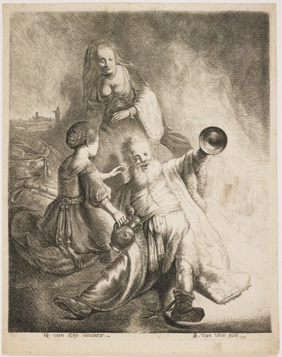 Lot en Zijn Dochters, 1631 door Jan Georg van Vliet