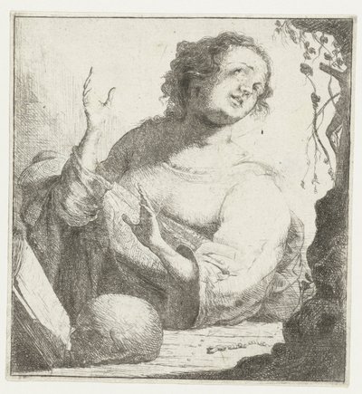 Boetvaardige Maria Magdalena door Jan Gerritsz. van Bronckhorst (attributed to)