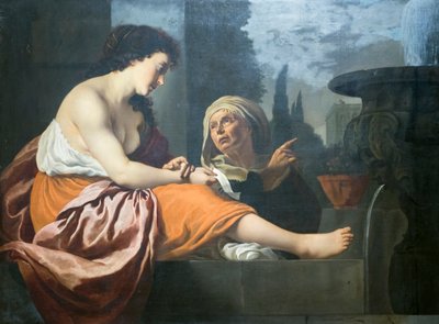 Bathseba in haar bad door Jan Gerritsz. van Bronckhorst