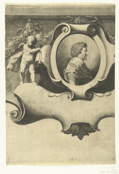 Beleg van Breda (blad met portret van Frederik Hendrik), 1637 door Jan Gerritsz. van Bronckhorst
