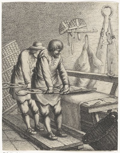 Doekscheerders door Jan Gillisz. van Vliet