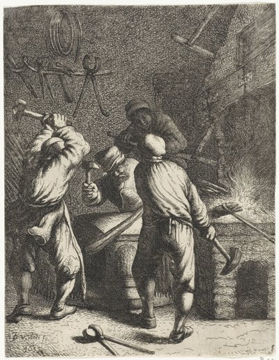 Smeden door Jan Gillisz. van Vliet