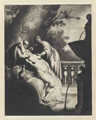 Suzanna en de ouderlingen door Jan Gillisz. van Vliet