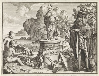 Voetstuk met de heilige Thomas Becket door Jan Goeree