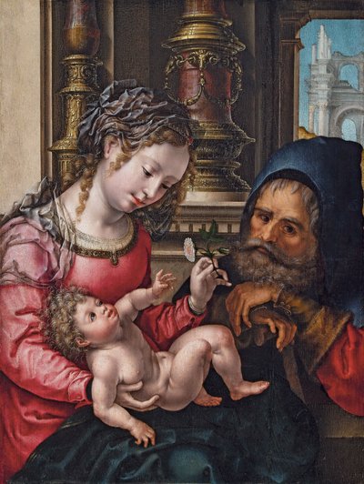 De Heilige Familie door Jan Gossaert