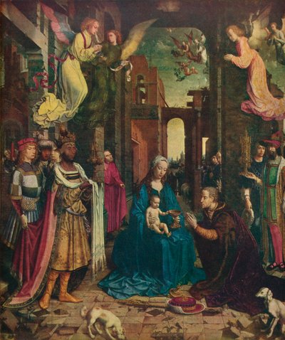 De Aanbidding der Koningen, ca. 1510, 1912 door Jan Gossaert