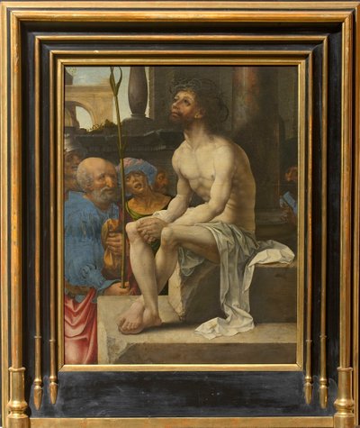 De bespotting van Christus, 1527 door Jan Gossaert