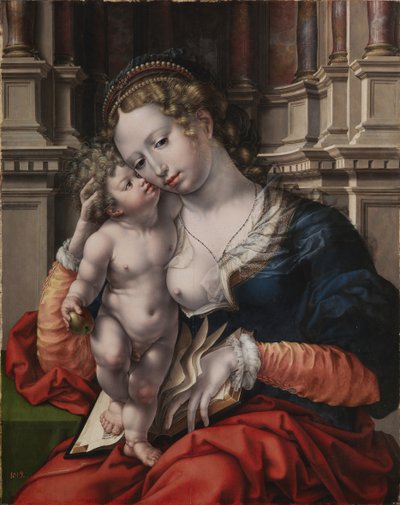 Maagd en kind door Jan Gossaert