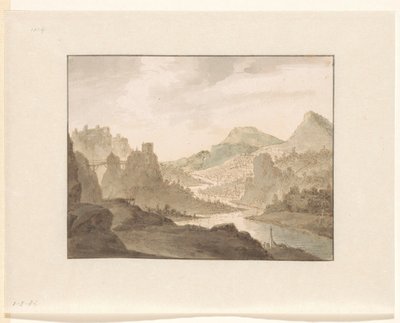 Rivierlandschap door Jan Griffier (I)