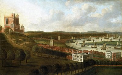Panoramisch uitzicht op het Queen