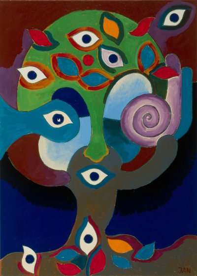 Archaïsche god van struiken en kleine bomen, 2009 door Jan Groneberg