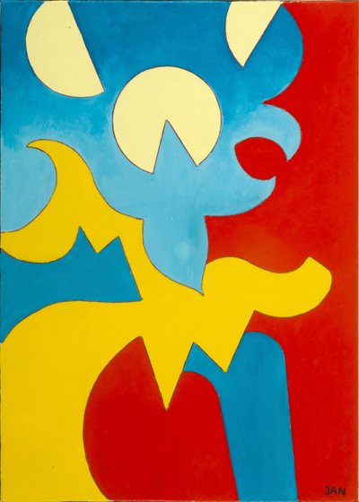 Blauw-Geel-Rood door Jan Groneberg