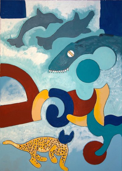 De Luipaard heeft een Blauwe Kop, 2009 door Jan Groneberg