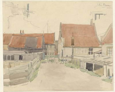 Huizen in de Vinkenbuurt, Amsterdam door Jan H.L. Hanau